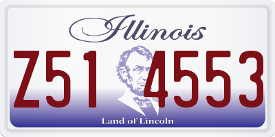 IL license plate Z514553