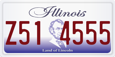 IL license plate Z514555