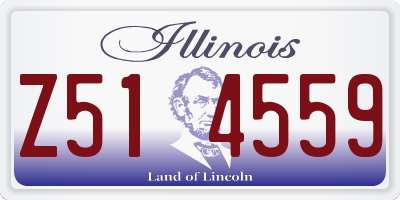 IL license plate Z514559