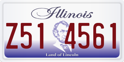 IL license plate Z514561