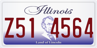 IL license plate Z514564