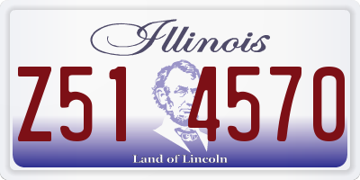IL license plate Z514570