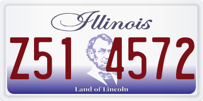 IL license plate Z514572