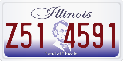 IL license plate Z514591