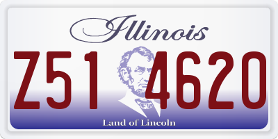 IL license plate Z514620