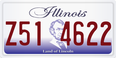 IL license plate Z514622