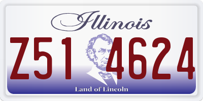 IL license plate Z514624