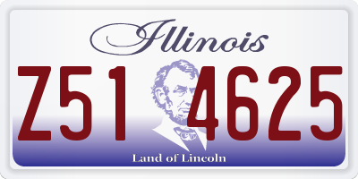 IL license plate Z514625