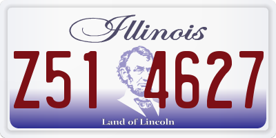 IL license plate Z514627