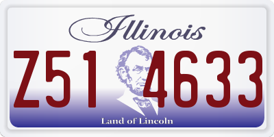 IL license plate Z514633