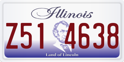 IL license plate Z514638