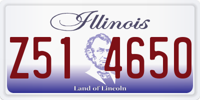 IL license plate Z514650