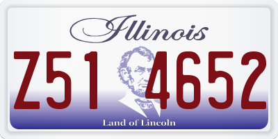 IL license plate Z514652