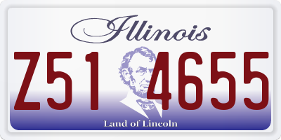 IL license plate Z514655