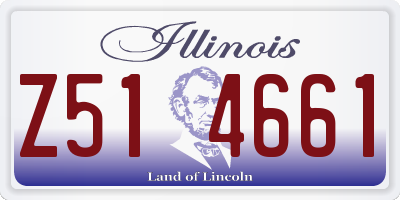 IL license plate Z514661