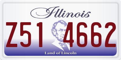 IL license plate Z514662