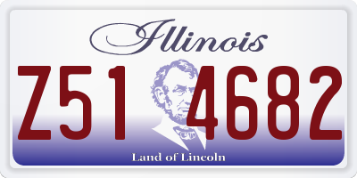 IL license plate Z514682