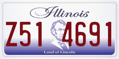 IL license plate Z514691