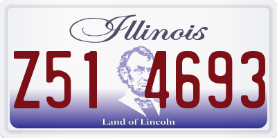 IL license plate Z514693