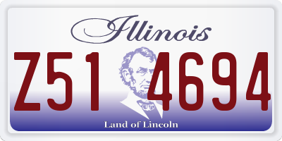 IL license plate Z514694
