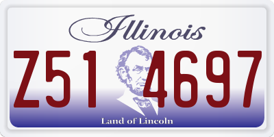 IL license plate Z514697