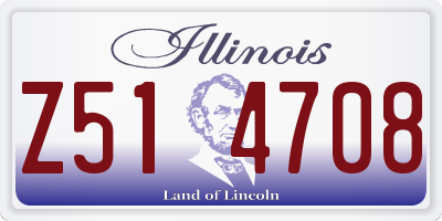 IL license plate Z514708