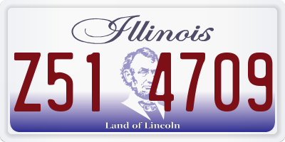IL license plate Z514709