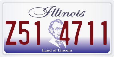 IL license plate Z514711