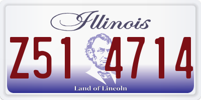 IL license plate Z514714