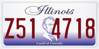 IL license plate Z514718