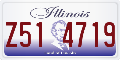 IL license plate Z514719