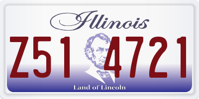 IL license plate Z514721