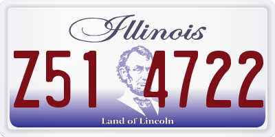 IL license plate Z514722