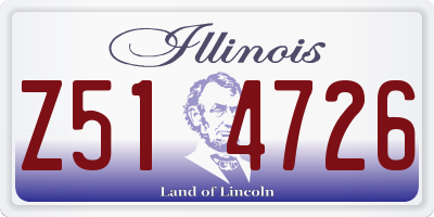 IL license plate Z514726