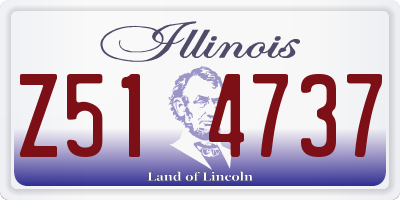 IL license plate Z514737