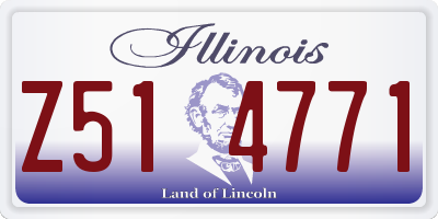 IL license plate Z514771