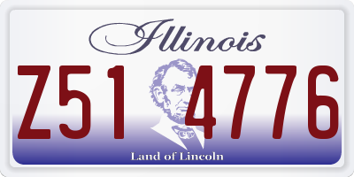 IL license plate Z514776