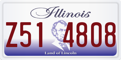 IL license plate Z514808