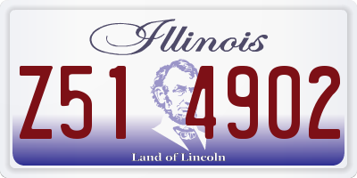 IL license plate Z514902