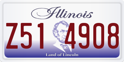 IL license plate Z514908