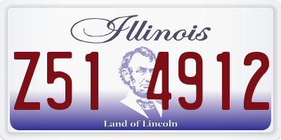 IL license plate Z514912