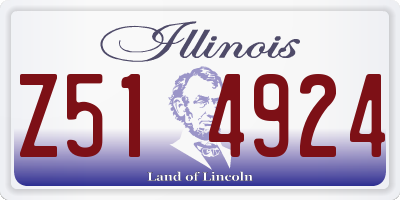 IL license plate Z514924