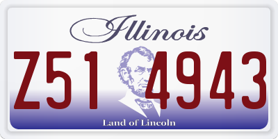 IL license plate Z514943