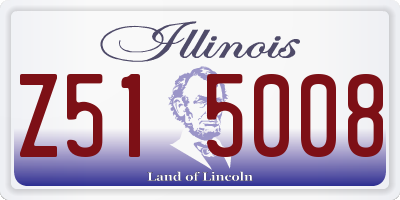 IL license plate Z515008