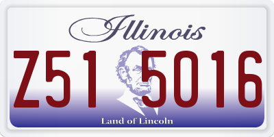IL license plate Z515016