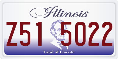 IL license plate Z515022