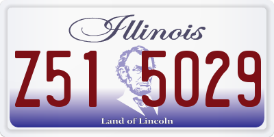 IL license plate Z515029
