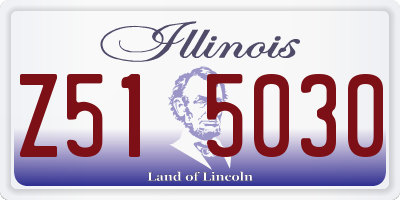 IL license plate Z515030