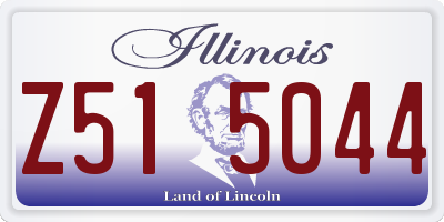 IL license plate Z515044