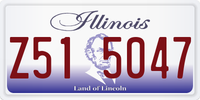 IL license plate Z515047